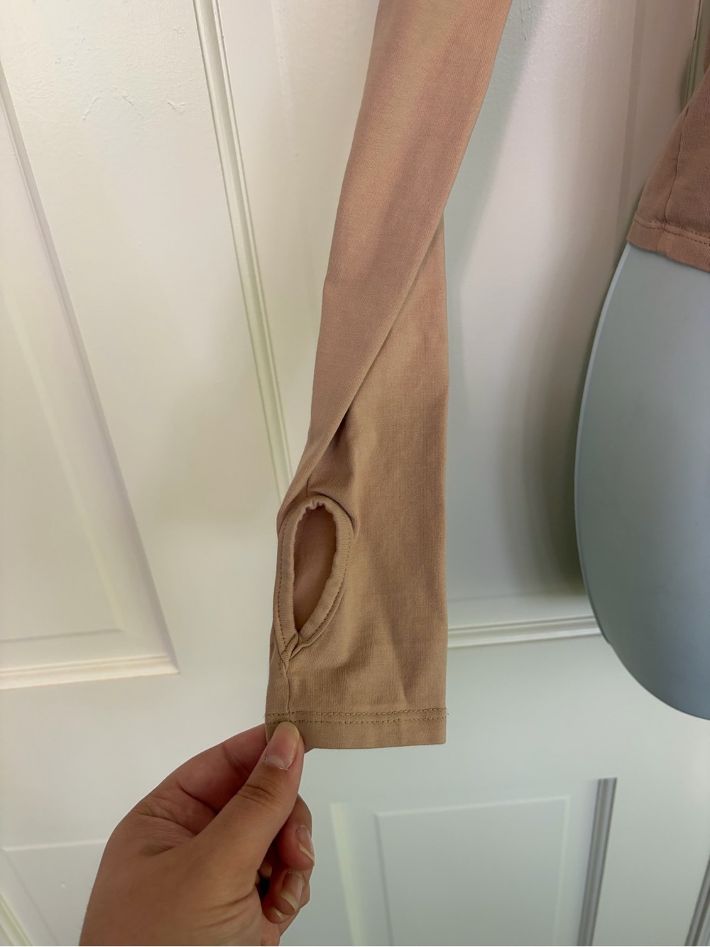 Acorn Long Sleeve Crewneck Top in Mauve - Picture 2 of 5